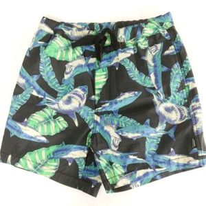 Insight 51 Mens Tropical Shark Swim Trunks